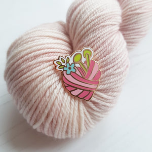 Enamel Pin - Yarn Heart