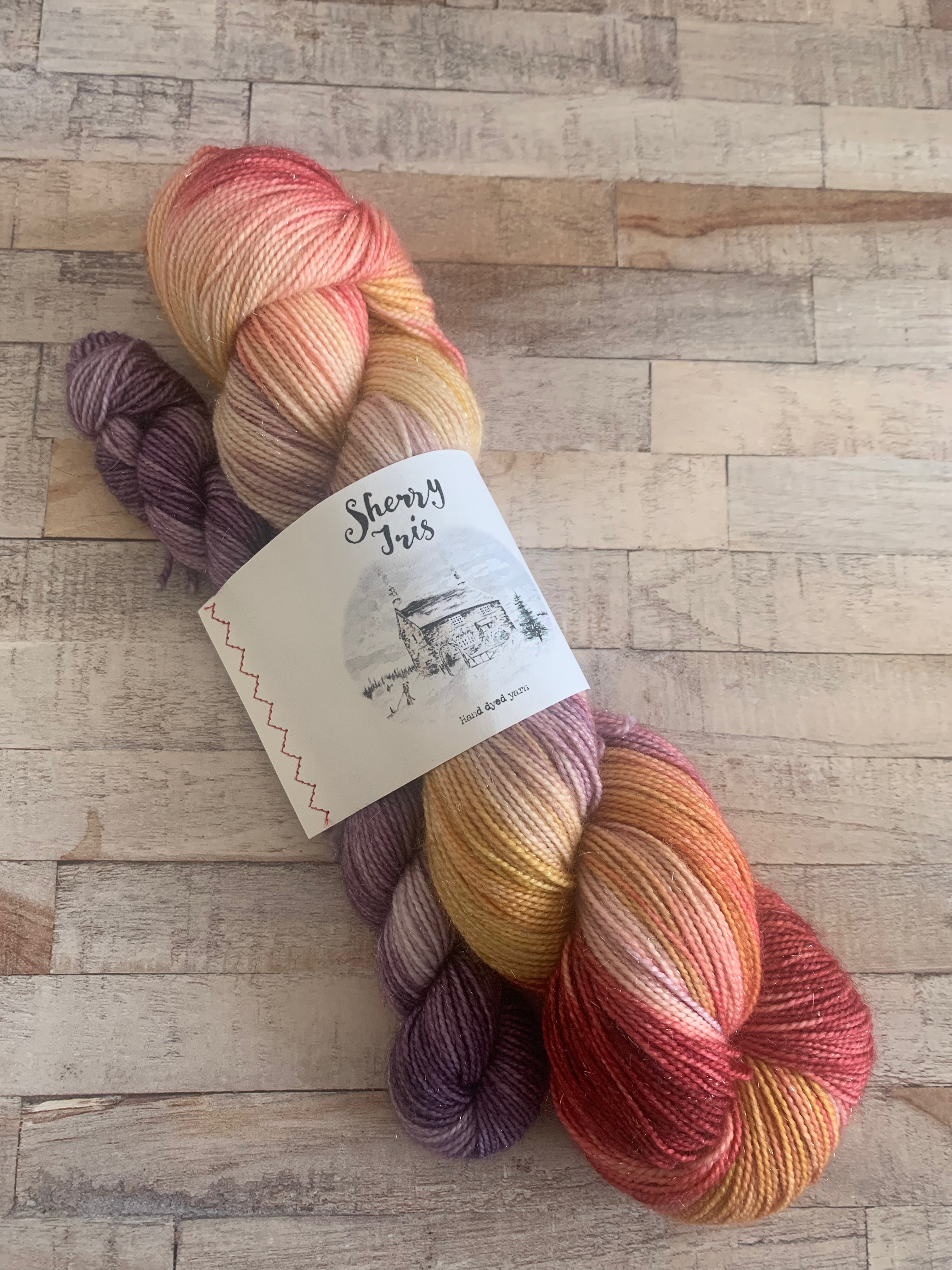 YARN DE-STASH - Sherry Iris (120g Sock Set)